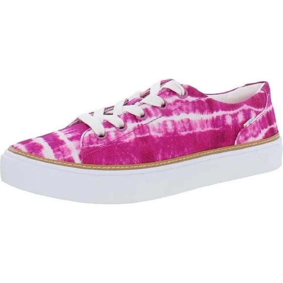TOMS Sneakers Alex Women - Fuchsia Rose Batik Canvas 5.5 - Picture 2 of 5